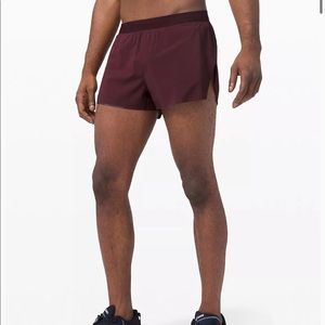Lululemon Fast and Free 3” shorts
